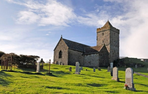 St Clement’s Church, Rodel. The photo was taken by Stephen Branley.